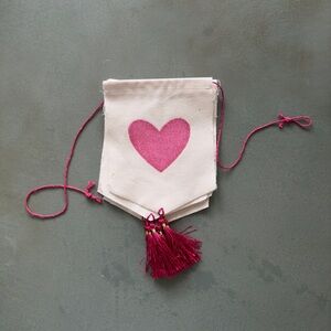 Decorative Banner with Hearts